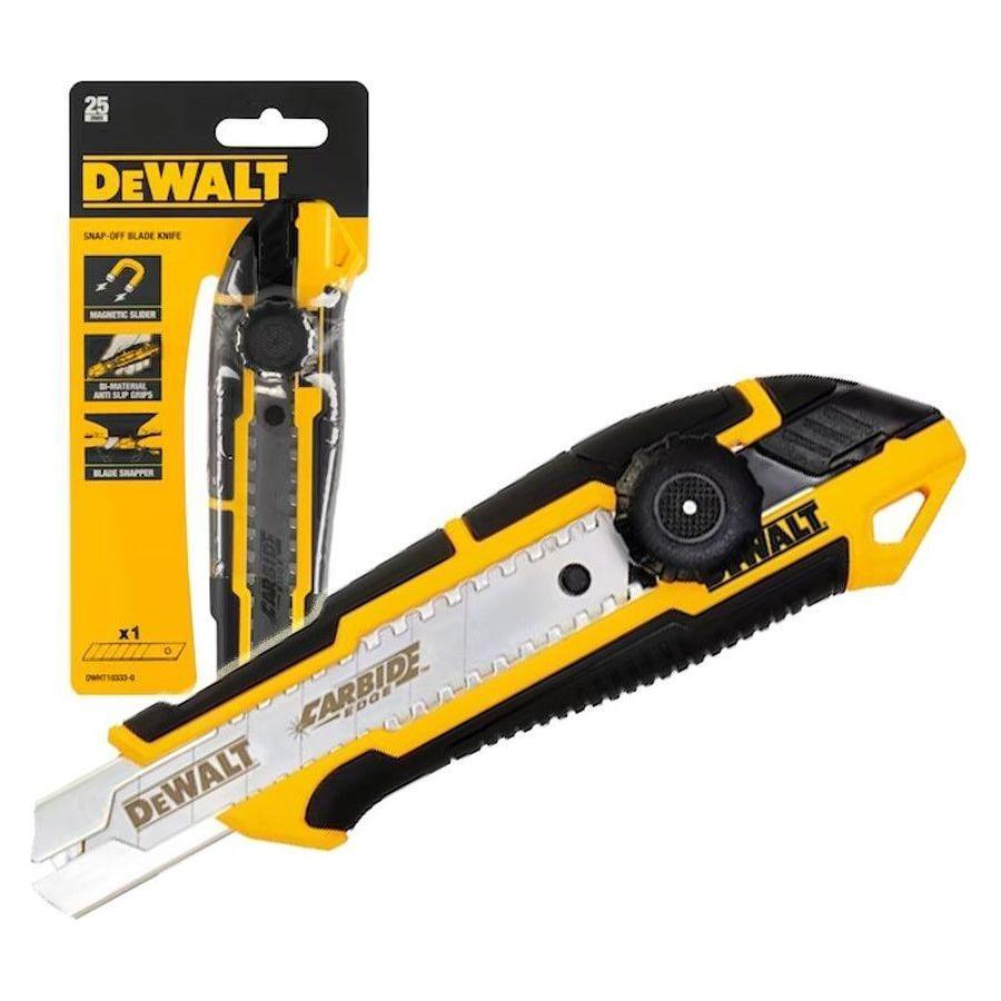 Dewalt DWHT10333‐0‐30 SO Knife with Thumb Wheel Lock 25mm - KHM Megatools Corp. Dewalt DWHT10333‐0‐30 SO Knife with Thumb Wheel Lock 25mm - KHM Megatools Corp.